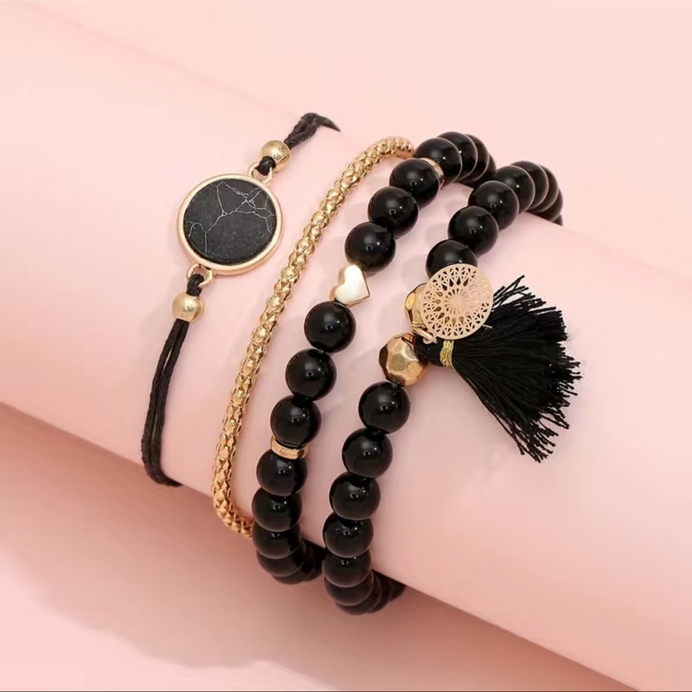 4 piece stackable bracelet jewelry set